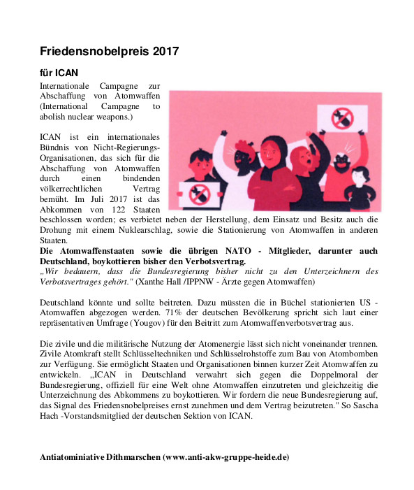 Anti Atomgruppe Heide