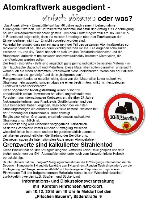 Anti Atomgruppe Dithmarschen